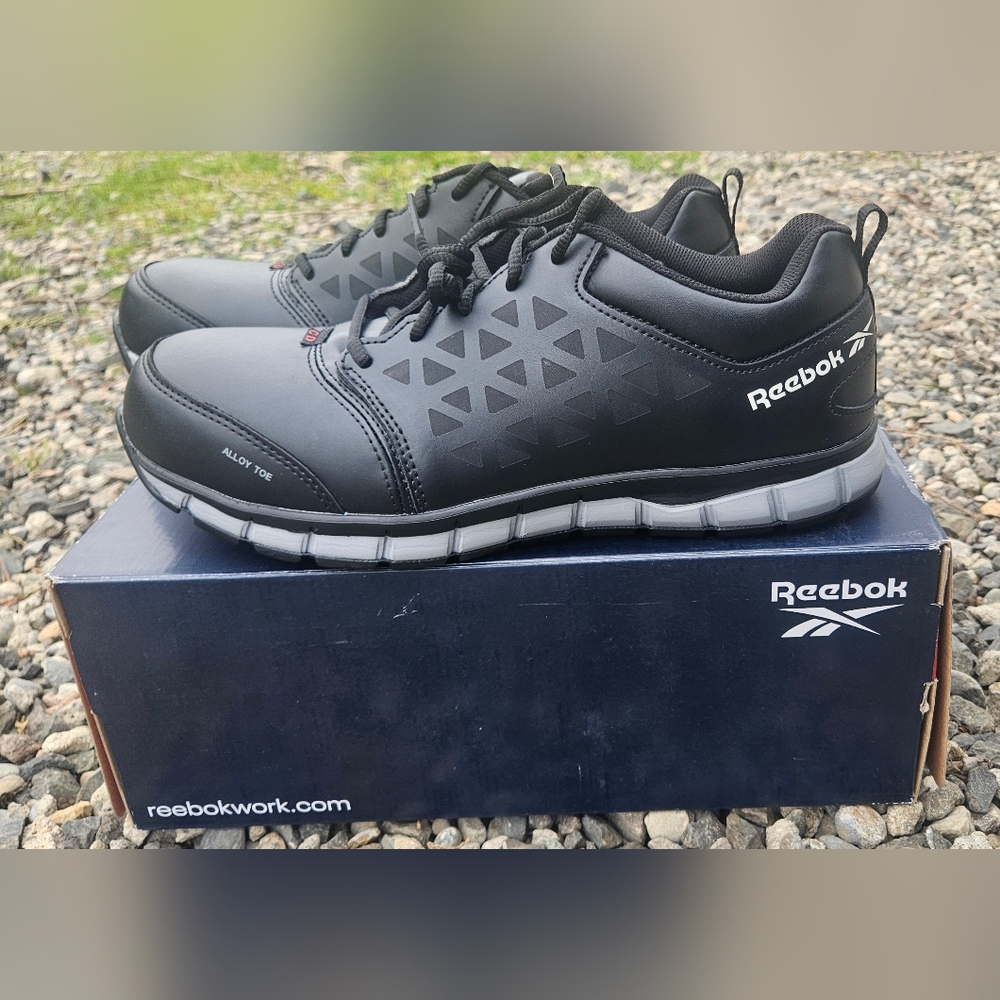 Reebok Men's Black Genuine Leather Alloy Shoe  (14Available)